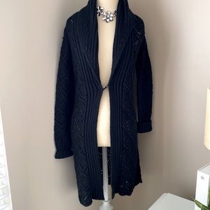 Black sweater jacket